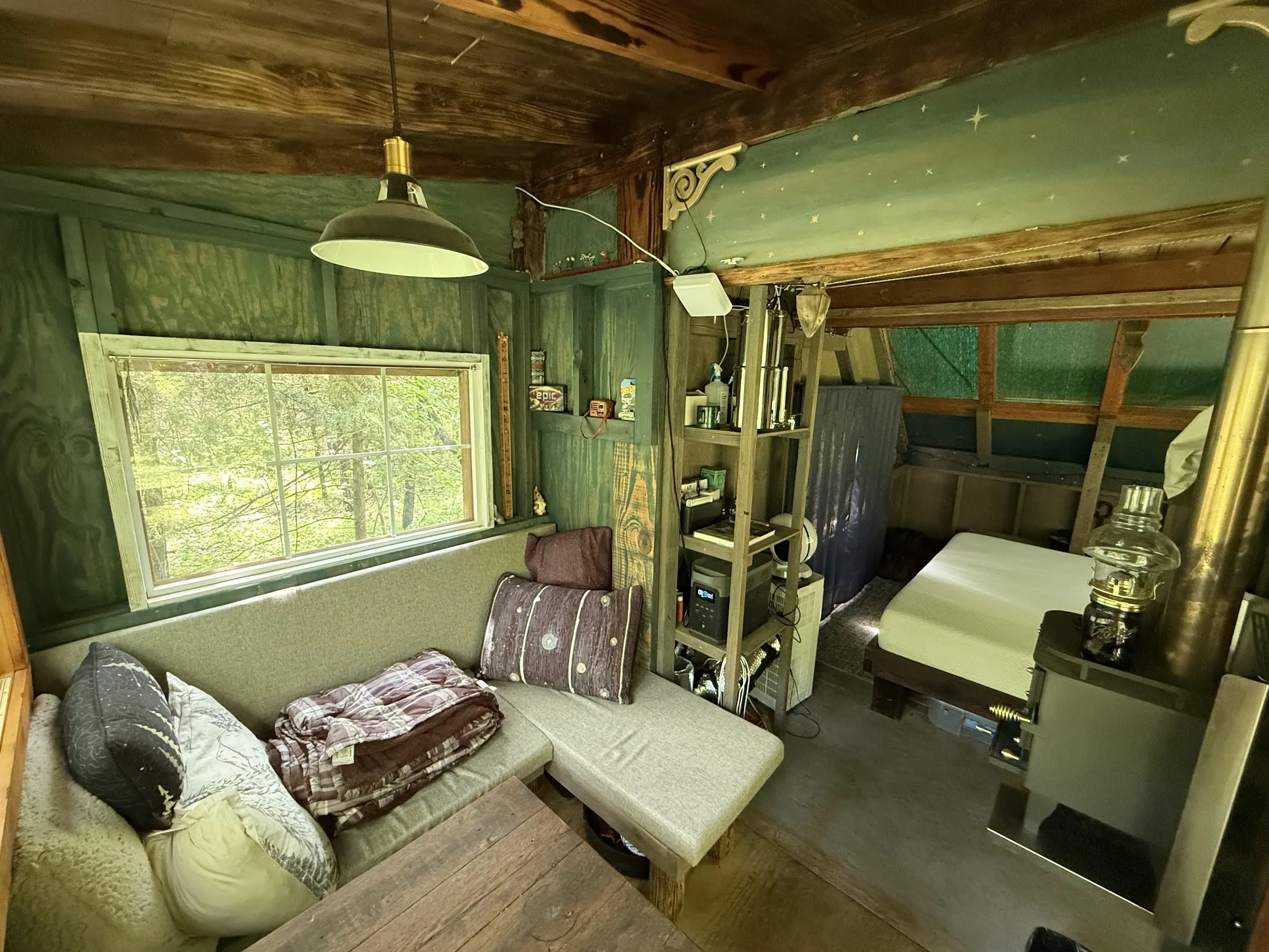 A cozy indoor nook